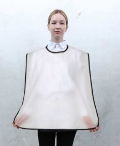 AQ-120 백색 우레탄 턱받이 방수