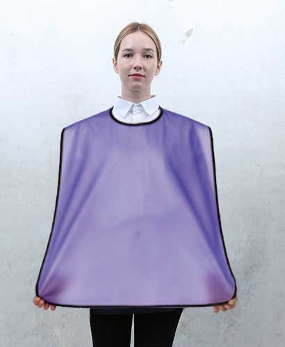 AQ-140 보라색 우레탄 턱받이 방수