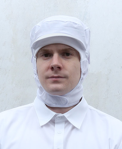 C-5555 맞춤 귀고리형 식품모자 옆메시