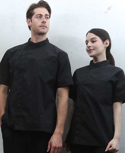 KO-190S-3 히든 크로스넥 블랙 반팔ㅡ (겨드랑이/등판 쿨메시)