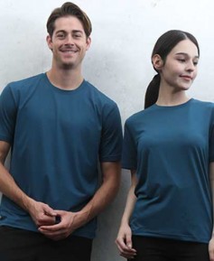 T-12 스판덱스 인디블루 라운드 반팔