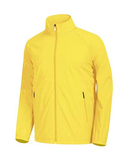 JD-235  노랑 바람막이 점퍼