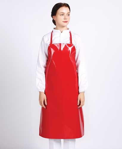 AP-118 빨강 양면 방수앞치마(중)