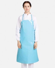 AP-126 하늘색 양면 방수앞치마(중)