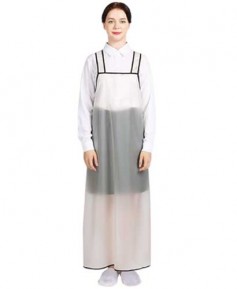 Q-363  화이트 우레탄 H형 방수앞치마
