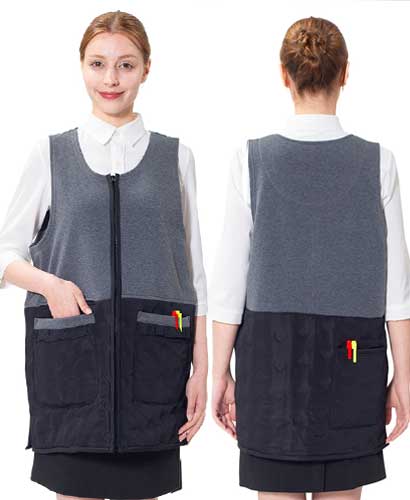 AR-9883 그레이 누빔 모직 원피스ㅡㅡㅡ[동절기]