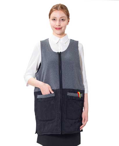 AR-9883 그레이 누빔 모직 원피스ㅡㅡㅡ[동절기]