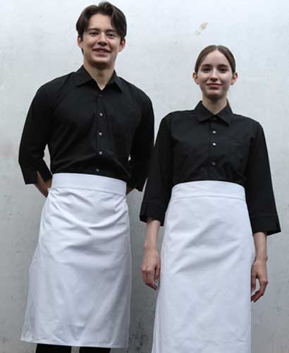 AP-304-1  순면100% 20수  허리 앞치마