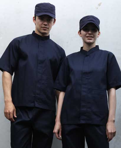 W-126-1 ★ 30수 반팔 네이비 차이나카라 ㅡㅡ상의＃-(빅사이즈있음)