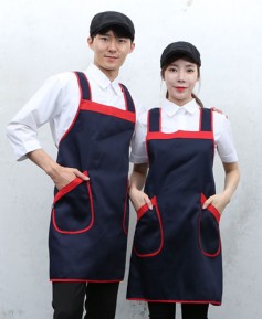 AP-508 곤색 바이어스 H형 앞치마(45)