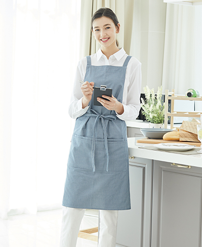 AP-641 블루 이중포켓 스트라이프