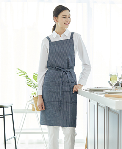 AP-648 네이비 이중포켓 스트라이프