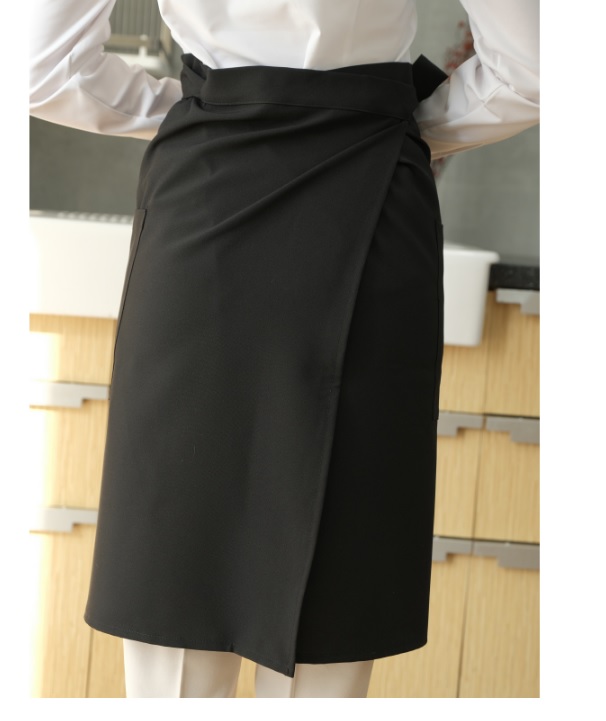 AP-5011  검정 허리감김  중앞치마 ㅡㅡㅡ남여공용 [밑으로 64cm-3132]