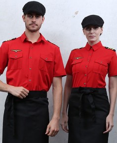 Y-855 레드 어깨 포인트 견장ㅡ ㅡㅡㅡ프렌차이즈복