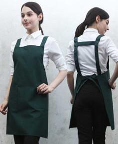 SA-531 ★ 면혼방 녹색 H형 앞치마