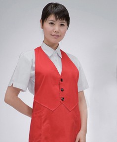 AP-032 단추 조끼 앞치마