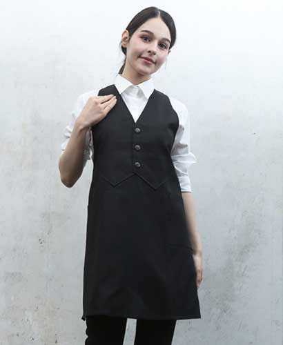 AP-033 단추 조끼 앞치마