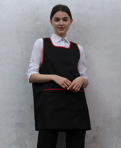 AP-064 검정 적띠옆단추 원피스＃