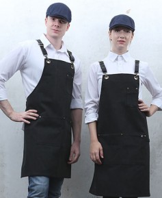 AP-1001-1 블랙 캔퍼스 뒤 가죽조절끈