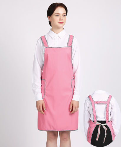 AP-103 H형 분홍색 방수앞치마
