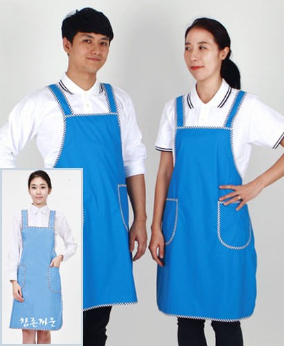 AP-104 H형 하늘색 방수앞치마