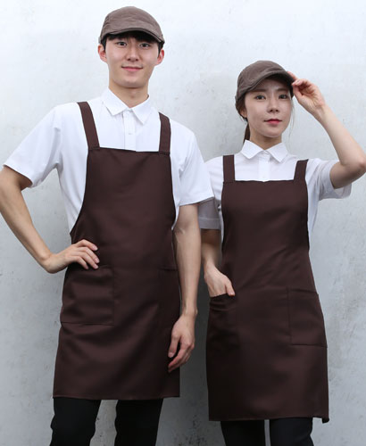 AP-115 커피 뒤X형 앞치마
