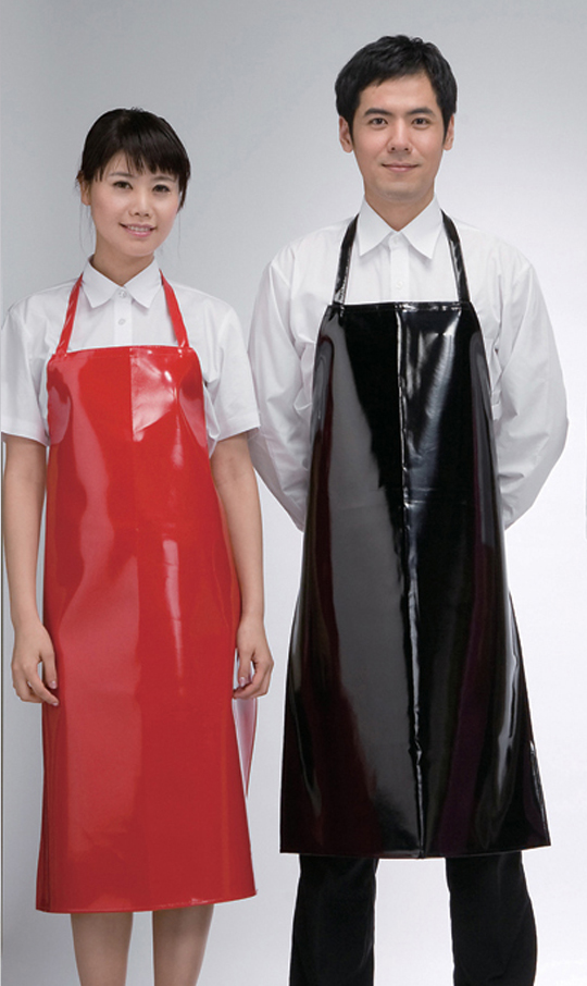 AP-117 검정 양면 방수앞치마(중)