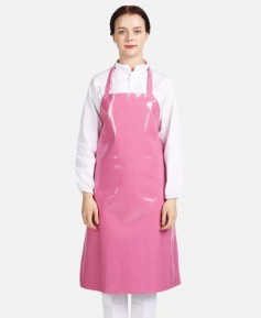 AP-119 분홍 양면 방수앞치마(중)