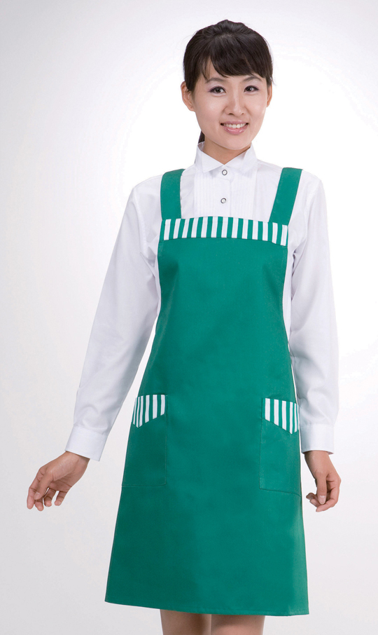 AP-13 줄무늬 포인트 앞치마