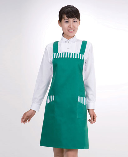 AP-13 줄무늬 포인트 앞치마