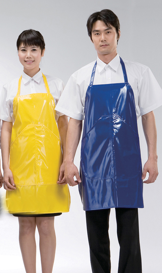 AP-150 노랑 단면방수 앞치마ㅡㅡㅡㅡ목걸이형