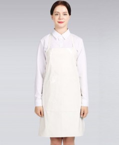 AP-151 흰색 단면방수 앞치마ㅡㅡㅡㅡ목걸이형