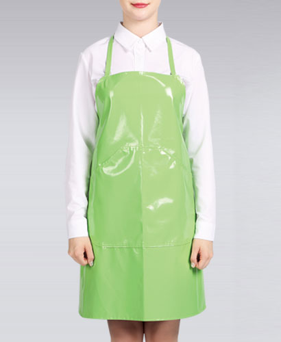 AP-155 연두 단면방수 앞치마ㅡㅡㅡㅡ목걸이형