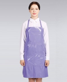 AP-156 연보라 단면방수 앞치마ㅡㅡㅡ목걸이형