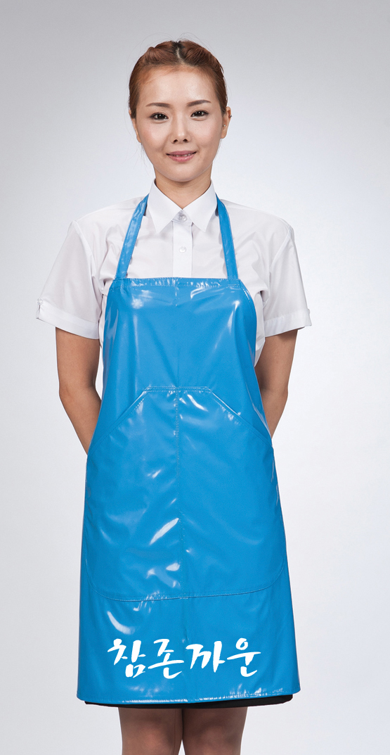 AP-157 하늘 단면방수 앞치마ㅡㅡㅡㅡ목걸이형