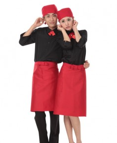 AP-224 빨강 허리중 앞치마(37)