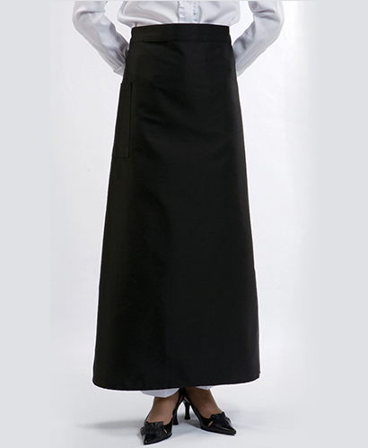 AP-250 검정 롱허리앞치마