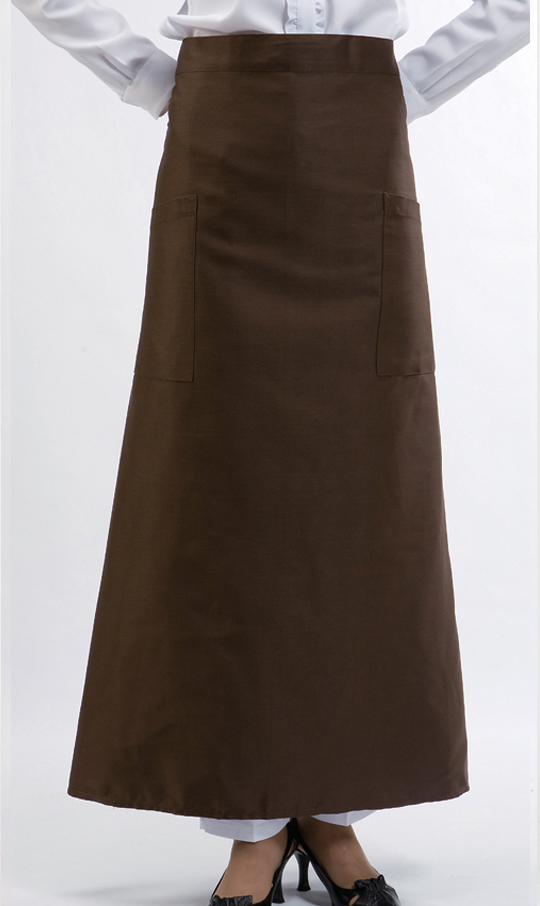 AP-254 밤색 롱허리앞치마