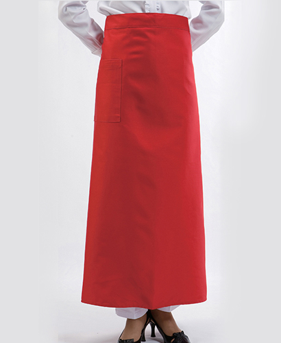 AP-255 빨강 롱허리앞치마