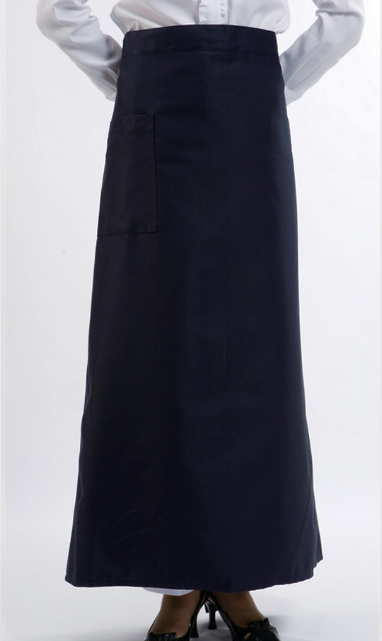 AP-256 곤색 롱허리앞치마