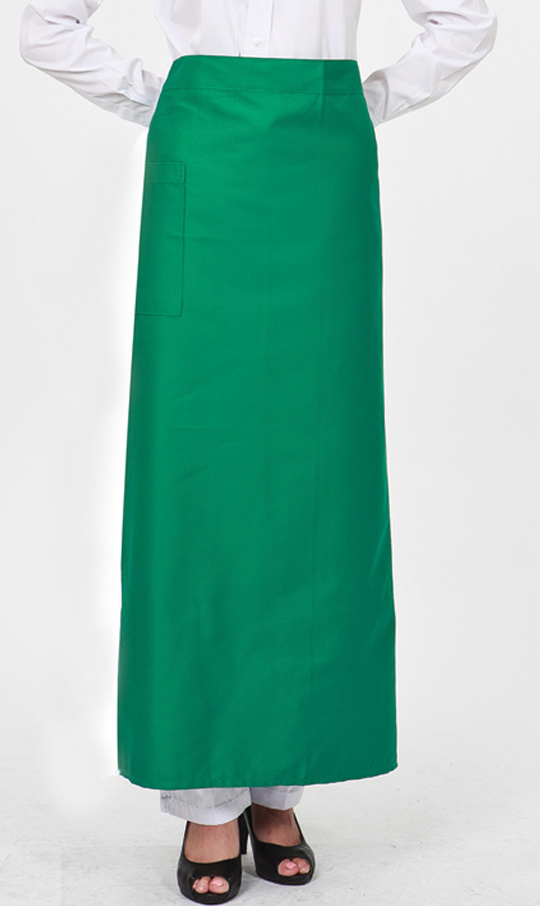 AP-257 초록 롱허리앞치마