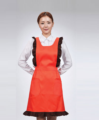 AP-29-1  레이스 배색 앞치마