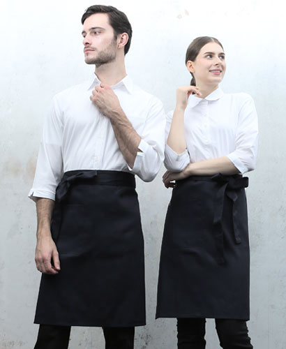 AP-301 검정허리중 앞치마(37)