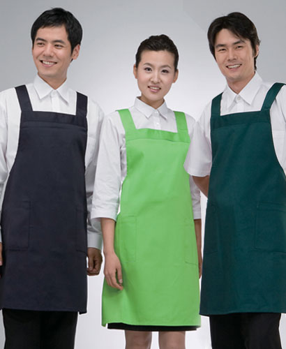 AP-53 면혼방 폴리 선택 단색앞치마