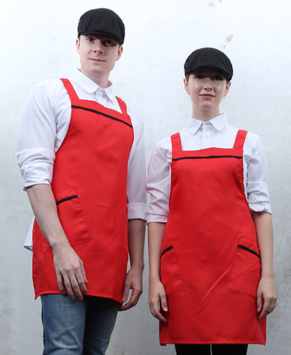 AP-543 적색 검정띠 앞치마(48)