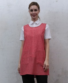 AP-732 파스텔 적색 보카시 원피스 ＃(특대있음)