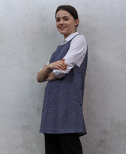 AP-733 파스텔 블루 보카시 원피스ㅡ＃  (특대있음)