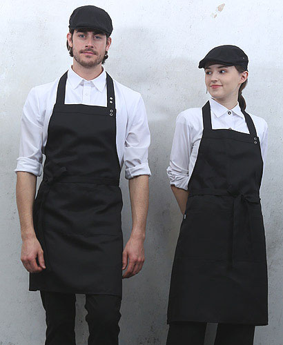 AP-805 검정 카페 스넵앞치마