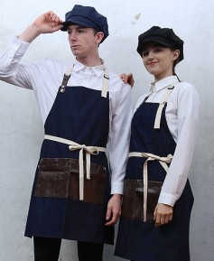 AP-812 데님 블루 목걸이 앞치마(63)