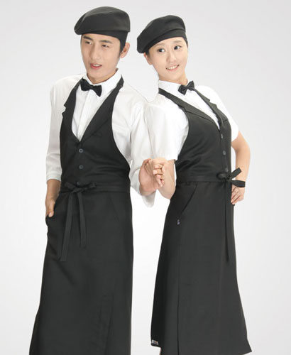 AP-901 검정 바리스타 조끼롱